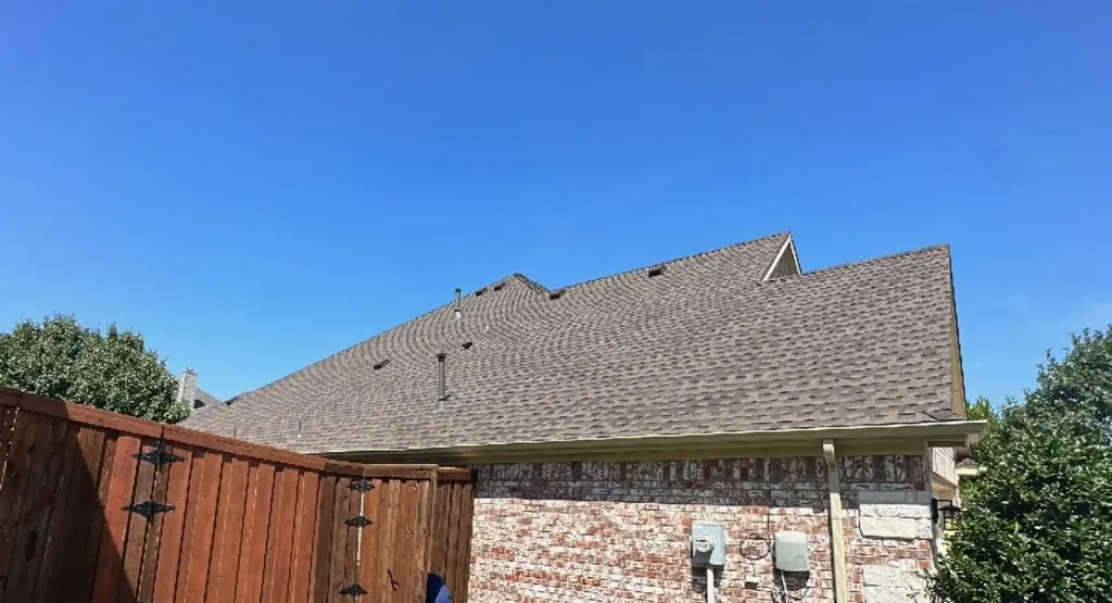 Completed roof replacement project in Littlefield